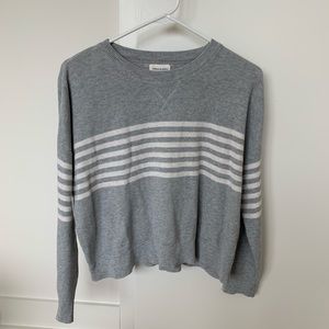 Thread and Supply Striped Sweater; Size medium